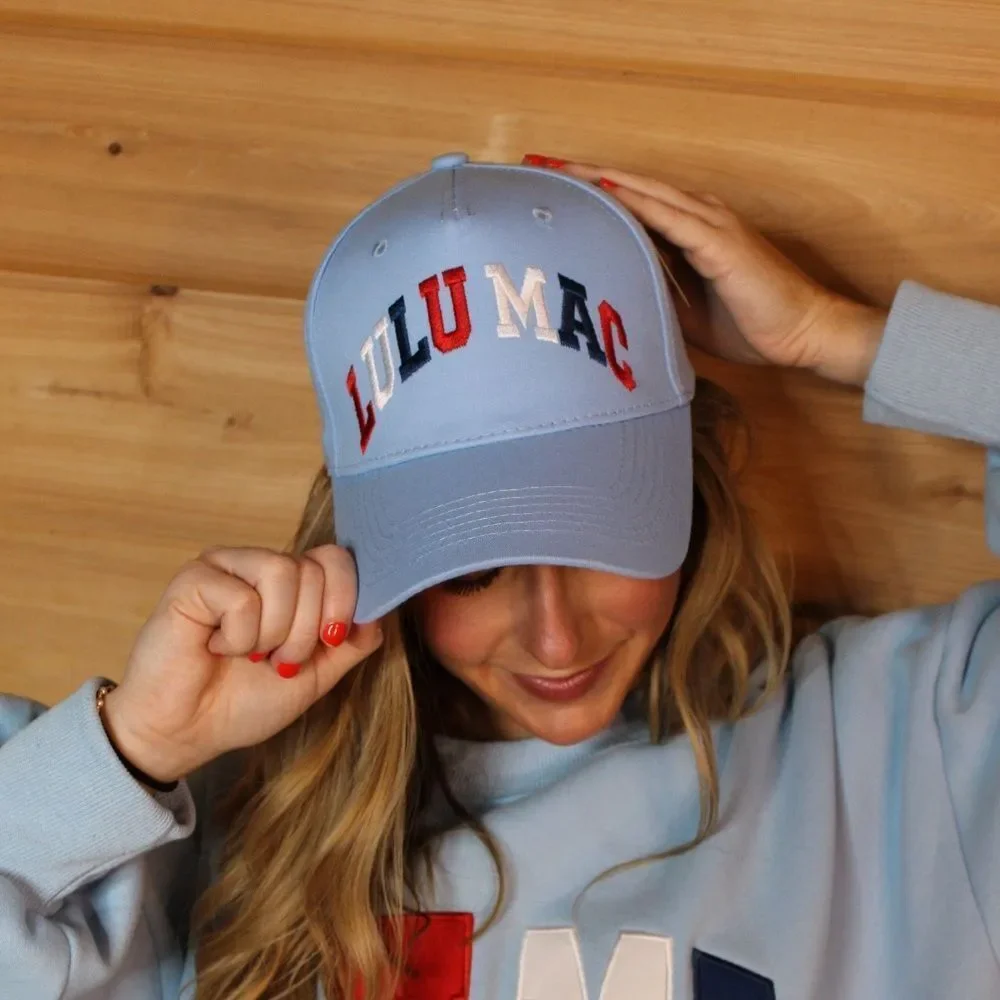 Lulu Mac Red White and Blue Hat NWT